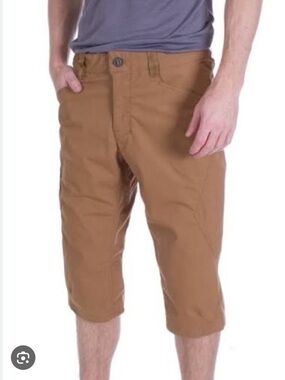 Patagonia M's Venga Rock Knickers Capris Men’s Brown Beige size 36